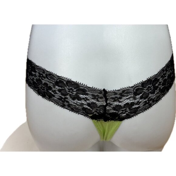 Honeydew Intimates S/M Assorted Fall Color Lace Waist Bow Thong Panties-Set of 5 - Picture 12 of 15